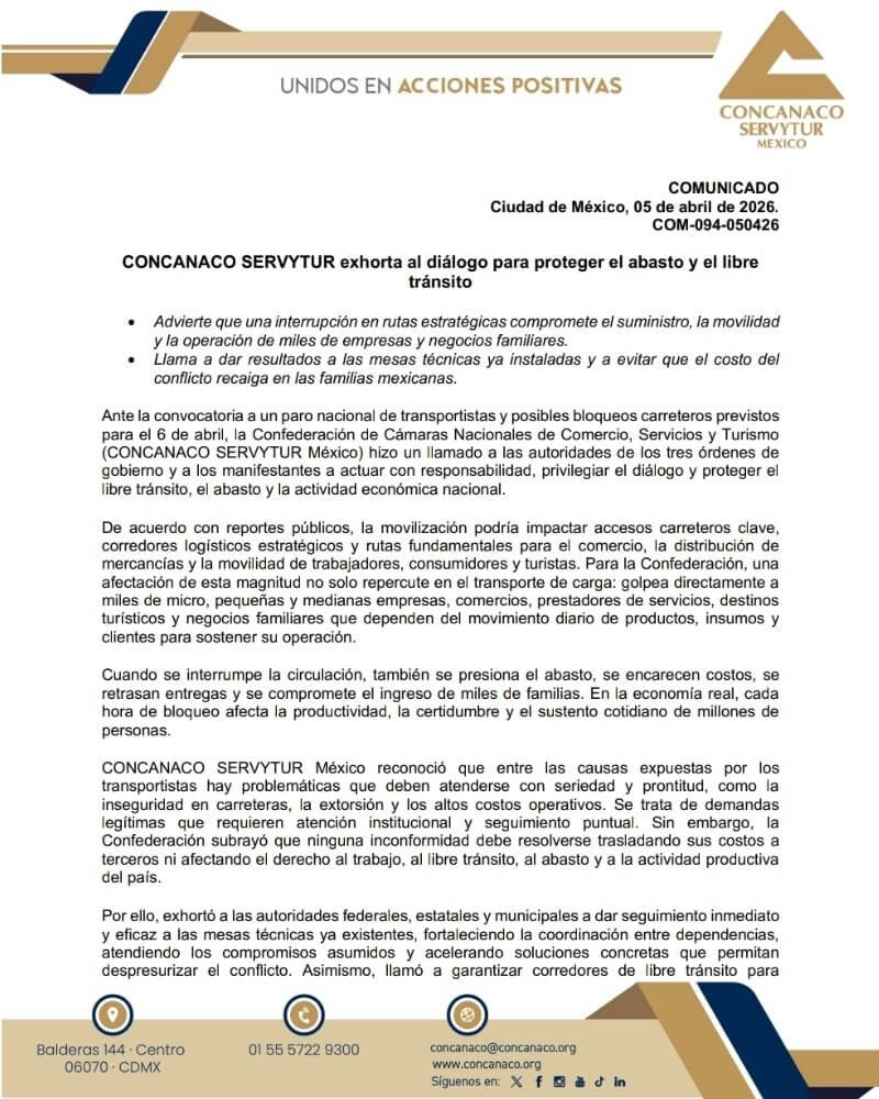 mexico truckers strike roadblocks logistics 2026 (2)