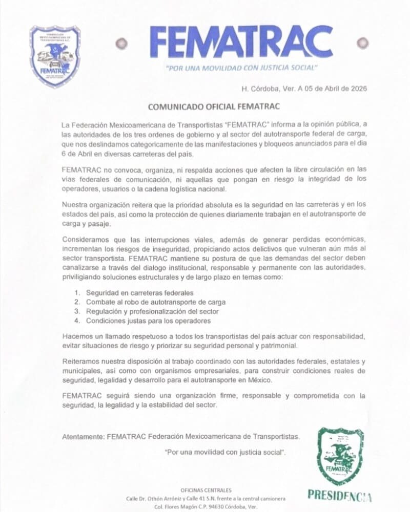 mexico truckers strike roadblocks logistics 2026 (3)